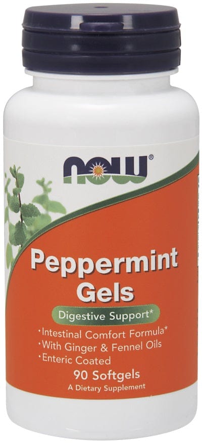 NOW Foods Health and Wellbeing Peppermint Gels - 90 softgels