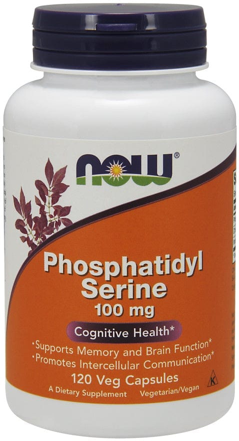 NOW Foods Health and Wellbeing Phosphatidyl Serine, 100mg - 120 vcaps