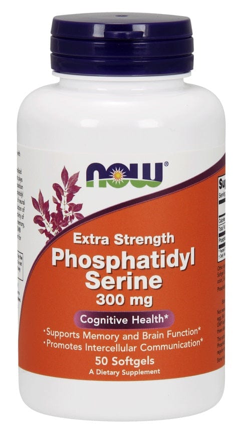 NOW Foods Health and Wellbeing Phosphatidyl Serine, 300mg Extra Strength - 50 softgels