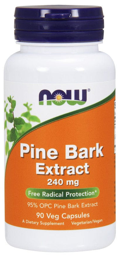 NOW Foods Health and Wellbeing Pine Bark Extract, 240mg - 90 vcaps