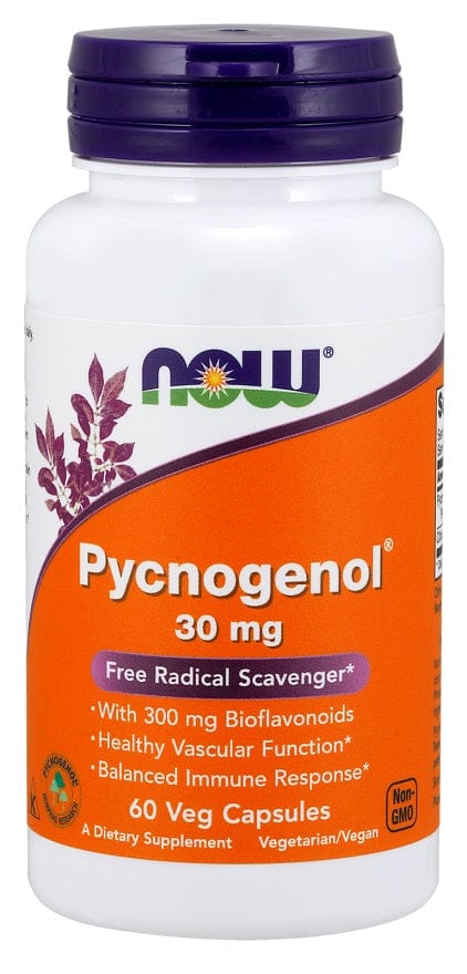 NOW Foods Health and Wellbeing Pycnogenol, 30mg - 60 vcaps