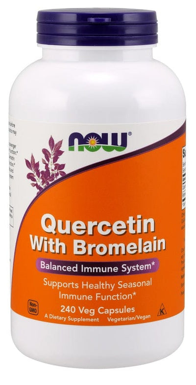 NOW Foods Health and Wellbeing Quercetin with Bromelain - 240 vcaps