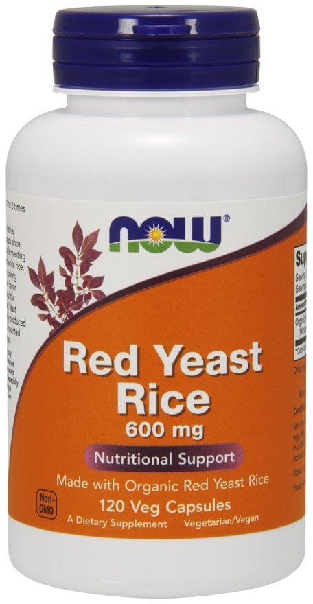 NOW Foods Health and Wellbeing Red Yeast Rice, 600mg - 120 vcaps