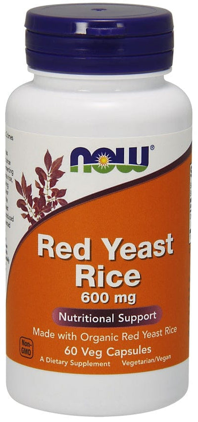 NOW Foods Health and Wellbeing Red Yeast Rice, 600mg - 60 vcaps