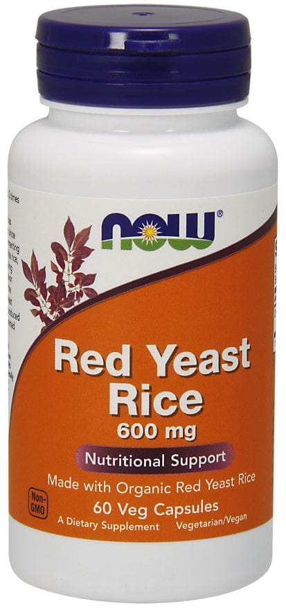 NOW Foods Health and Wellbeing Red Yeast Rice, 600mg - 60 vcaps