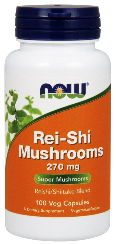NOW Foods Health and Wellbeing Rei-Shi Mushrooms, 270mg - 100 vcaps