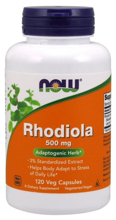 NOW Foods Health and Wellbeing Rhodiola, 500mg - 120 vcaps