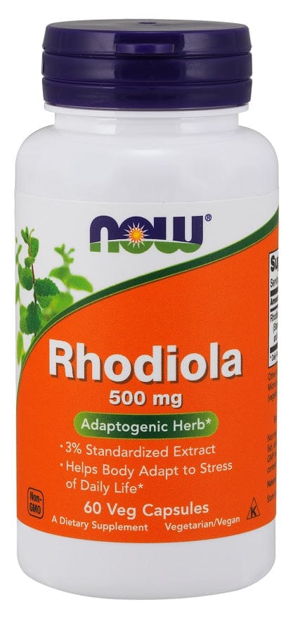 NOW Foods Health and Wellbeing Rhodiola, 500mg - 60 vcaps