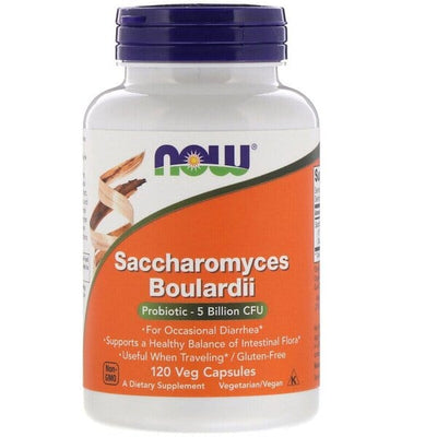 NOW Foods Health and Wellbeing Saccharomyces Boulardii - 120 vcaps