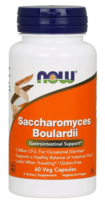 NOW Foods Health and Wellbeing Saccharomyces Boulardii - 60 vcaps