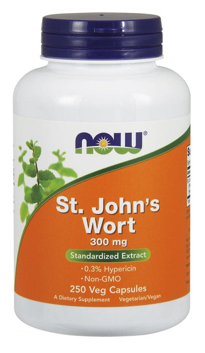 NOW Foods Health and Wellbeing St. John's Wort, 300mg - 250 vcaps