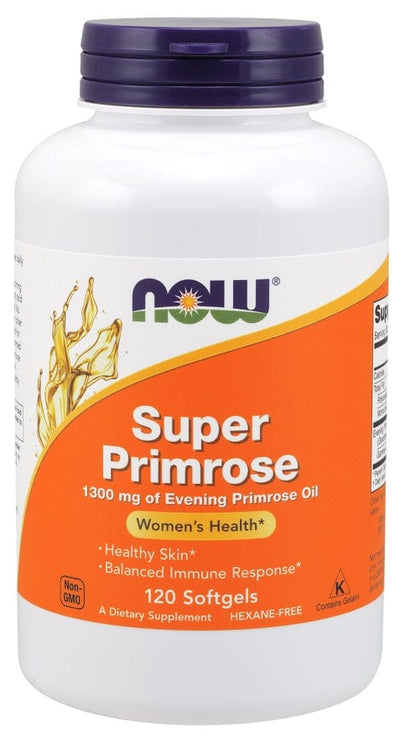 NOW Foods Health and Wellbeing Super Primrose, 1300mg - 120 softgels