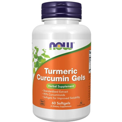 NOW Foods Health and Wellbeing Turmeric Curcumin - 60 softgels