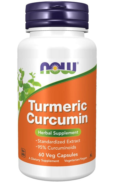 NOW Foods Health and Wellbeing Turmeric Curcumin - 60 vcaps