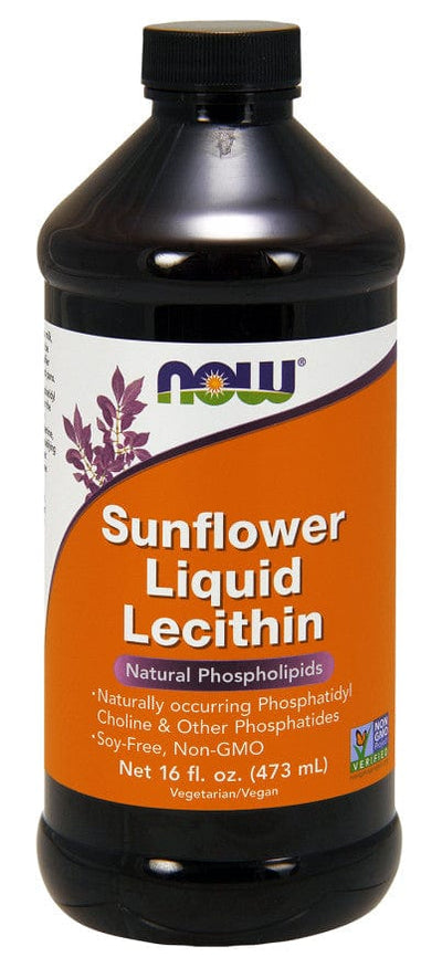 NOW Foods Health Foods Sunflower Lecithin, Liquid - 473 ml.