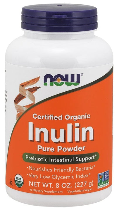 NOW Foods Inulin Powder, Organic - 227g