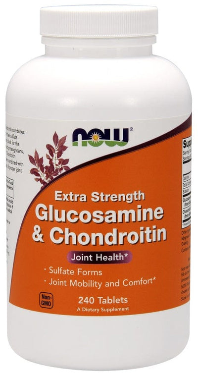 NOW Foods Joint Support Glucosamine & Chondroitin Extra Strength - 240 tablets