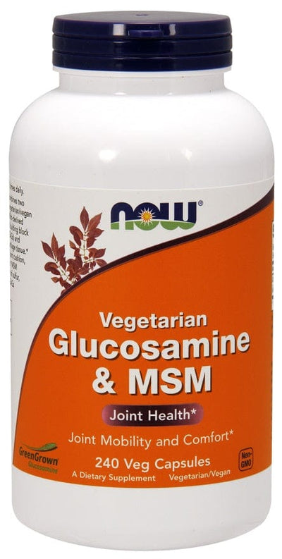 NOW Foods Joint Support Glucosamine & MSM Vegetarian - 240 vcaps