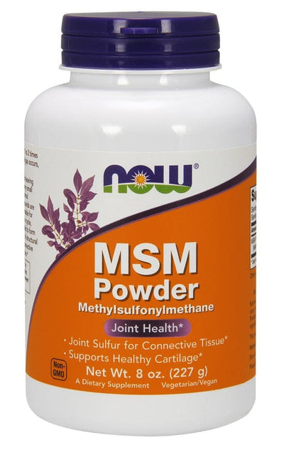 NOW Foods Joint Support MSM Methylsulphonylmethane, Powder - 227 grams