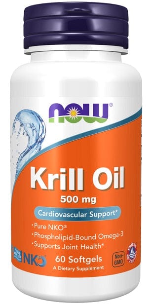 NOW Foods Krill Oil, 500mg - 60 softgels