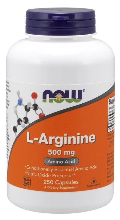 NOW Foods L-Arginine, 500mg - 250 caps