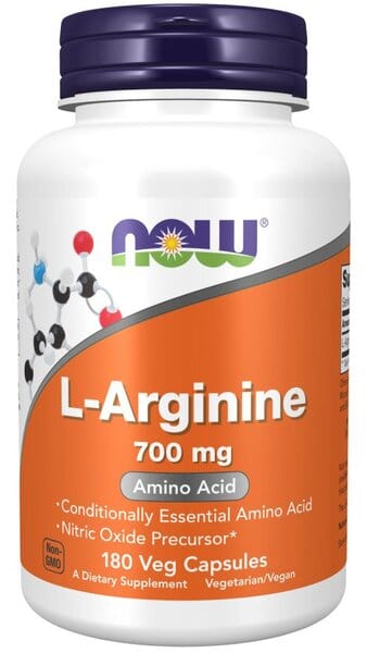 NOW Foods L-Arginine, 700mg - 180 vcaps