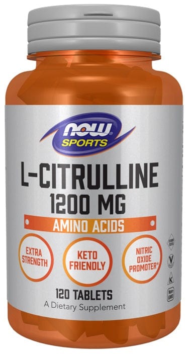 NOW Foods L-Citrulline, 1200mg Extra Strength - 120 tabs