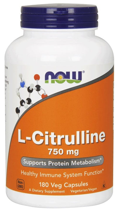 NOW Foods L-Citrulline, 750mg - 180 vcaps