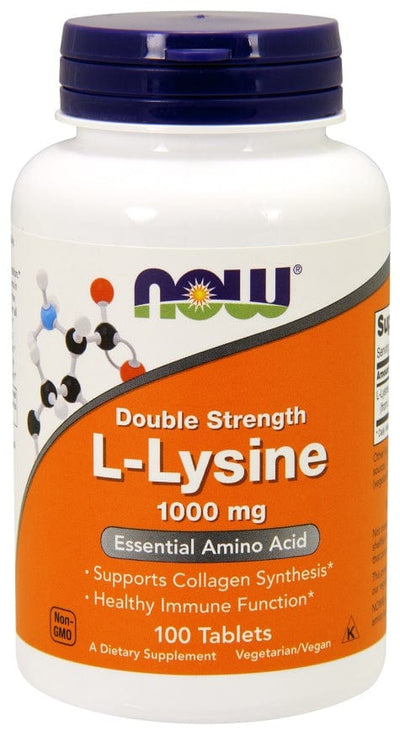 NOW Foods L-Lysine, 1000mg - 100 tabs