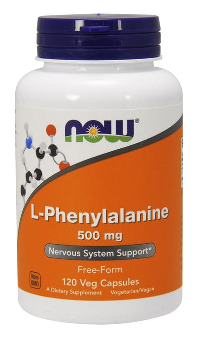 NOW Foods L-Phenylalanine, 500mg - 120 vcaps