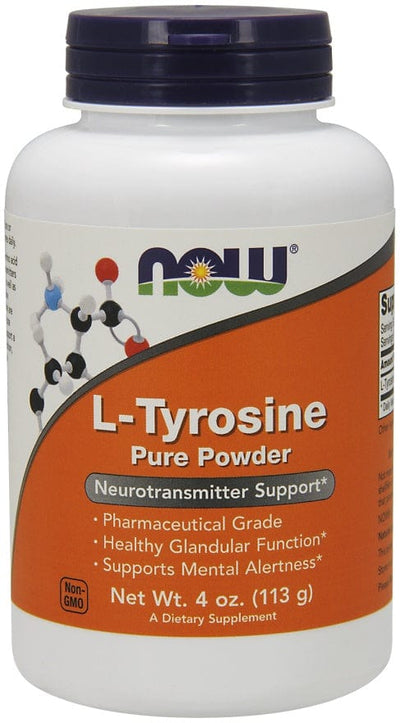 NOW Foods L-Tyrosine, Powder - 113g