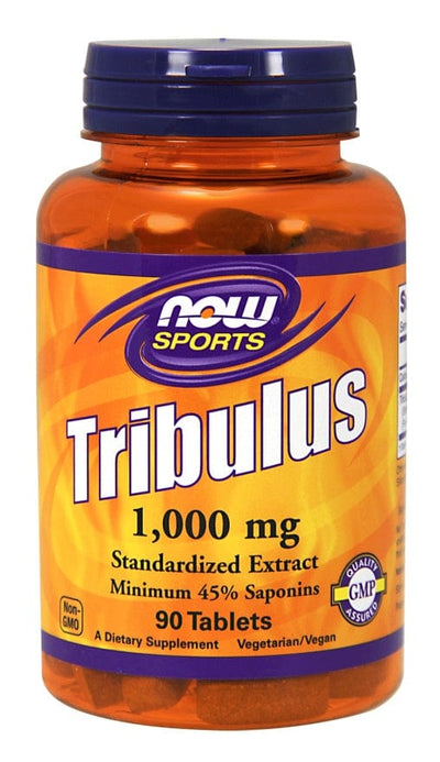 NOW Foods Natural Testosterone Support Tribulus, 1000mg - 90 tablets