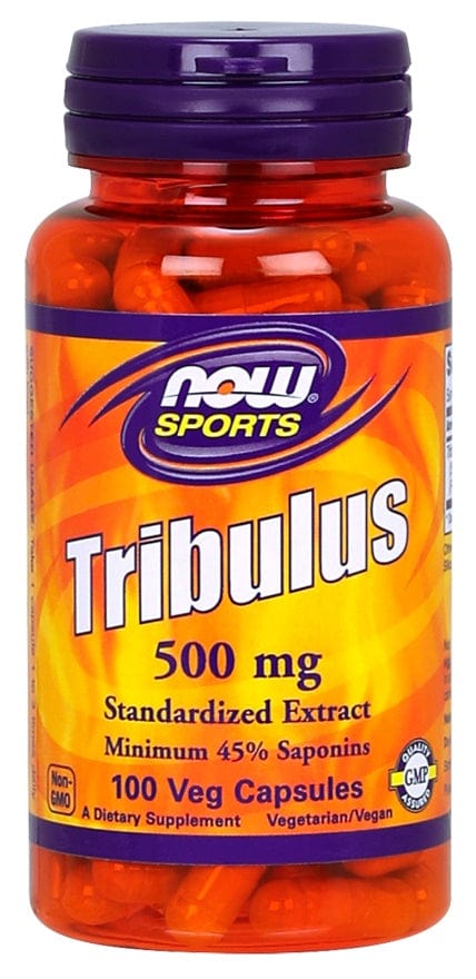 NOW Foods Natural Testosterone Support Tribulus, 500mg - 100 vcaps