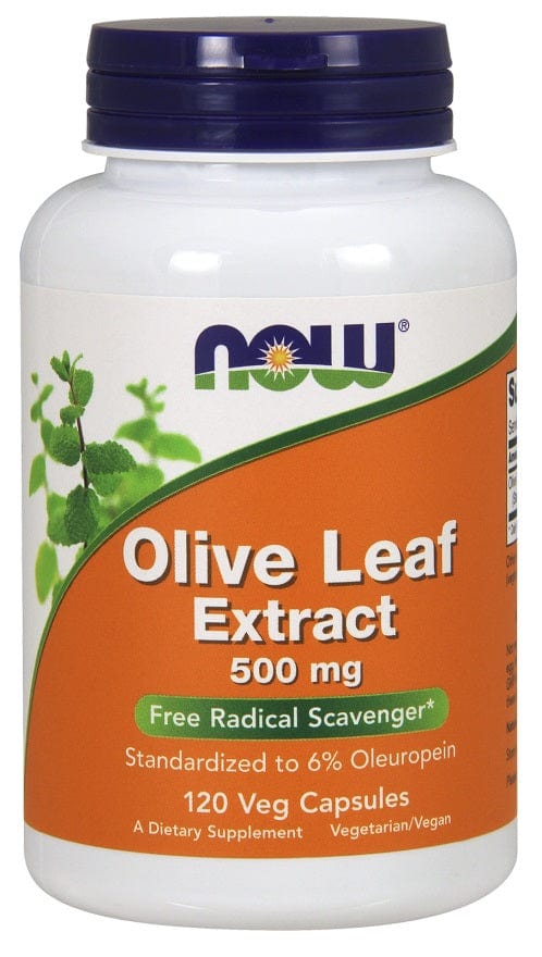 NOW Foods Olive Leaf Extract, 500mg - 120 vcaps