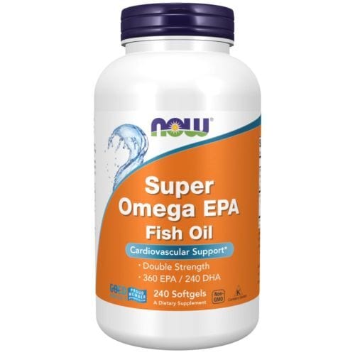 NOW Foods Omegas, EFAs, CLA, Oils Super Omega EPA Molecularly Distilled - 240 softgels