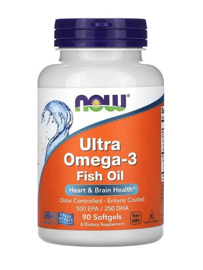 NOW Foods Omegas, EFAs, CLA, Oils Ultra Omega-3 - 90 softgels