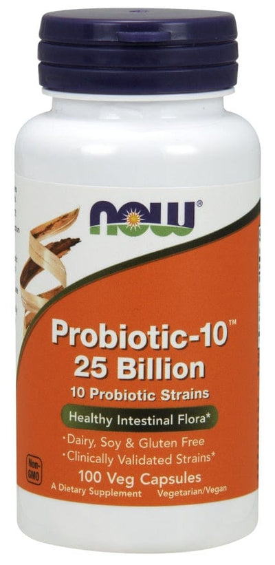 NOW Foods Probiotic-10, 25 Billion - 100 vcaps