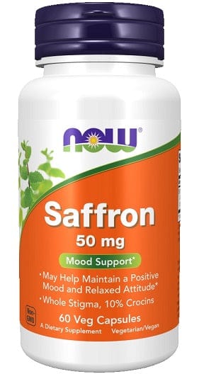 NOW Foods Saffron, 50mg - 60 vcaps