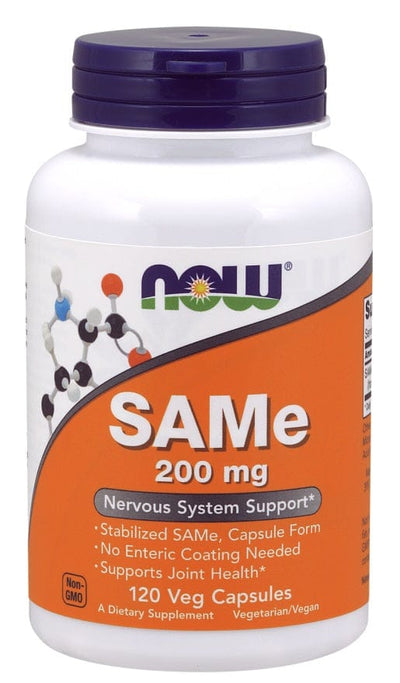 NOW Foods SAMe, 200mg - 120 vcaps
