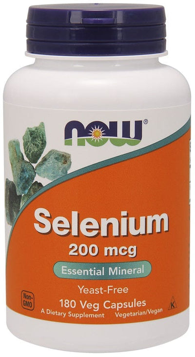 NOW Foods Selenium, 200mcg - 180 vcaps