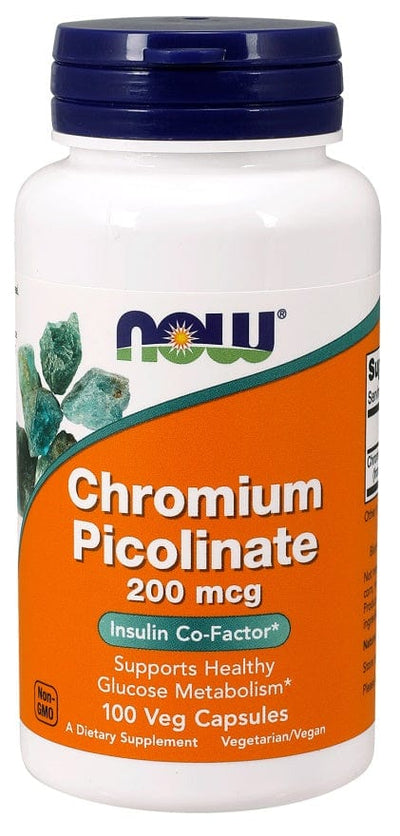NOW Foods Slimming and Weight Management Chromium Picolinate, 200mcg - 100 vcaps