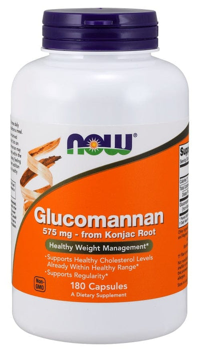 NOW Foods Slimming and Weight Management Glucomannan from Konjac Root, 575mg - 180 caps