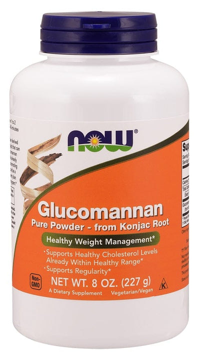 NOW Foods Slimming and Weight Management Glucomannan from Konjac Root, Pure Powder - 227 grams