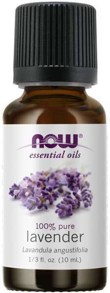 NOW Foods Supplements Essential Oil, Lavender Oil 100% Pure - 10 ml.