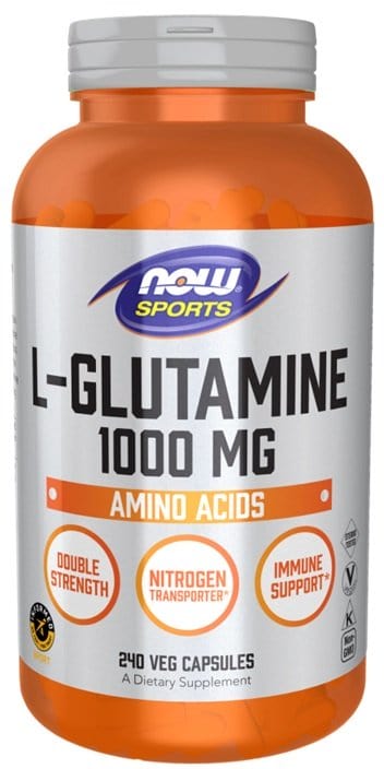 NOW Foods Supplements L-Glutamine, 1000mg - 240 vcaps