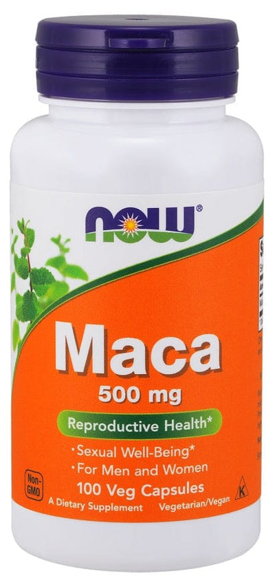 NOW Foods Supplements Maca, 500mg - 100 vcaps