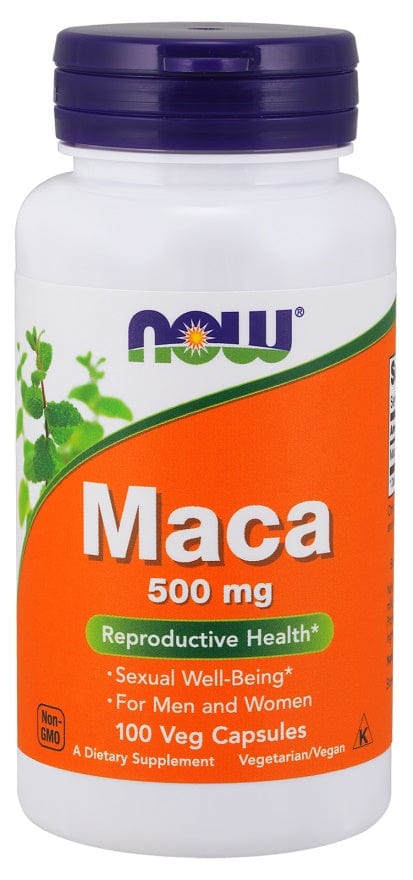 NOW Foods Supplements Maca, 500mg - 100 vcaps
