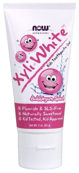 NOW Foods Supplements XyliWhite Kids, Bubblegum Splash - 85 grams