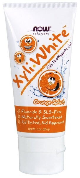 NOW Foods Supplements XyliWhite Kids, Orange Splash - 85 grams
