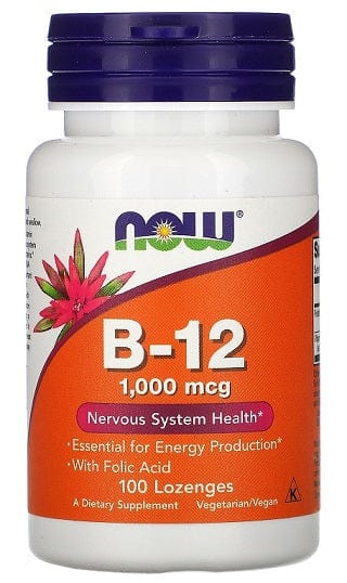 NOW Foods Vitamin B-12, 1000mcg - 100 lozenges